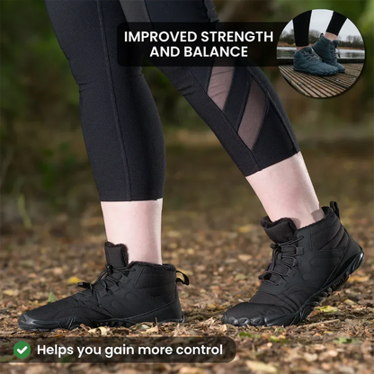 Caspar Pro - rutschfeste & wasserdicht Winter-Barfußschuhe